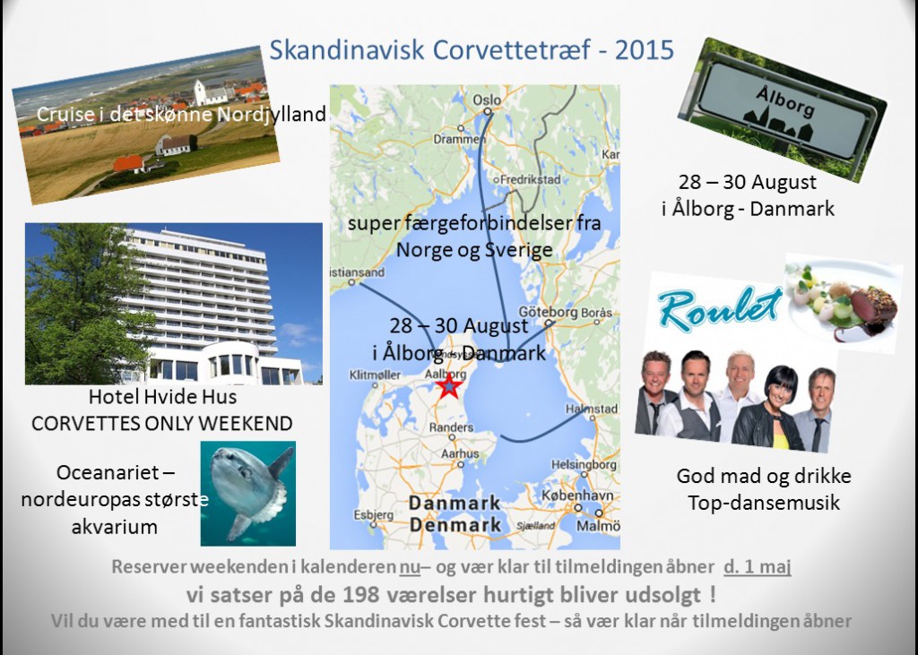 Skandinavisk Corvette träff 2015