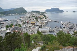 Ålesund från berget Aksla.