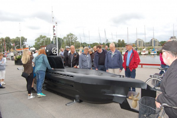 Martin Johansson från Mariestad har byggt en miniubåt