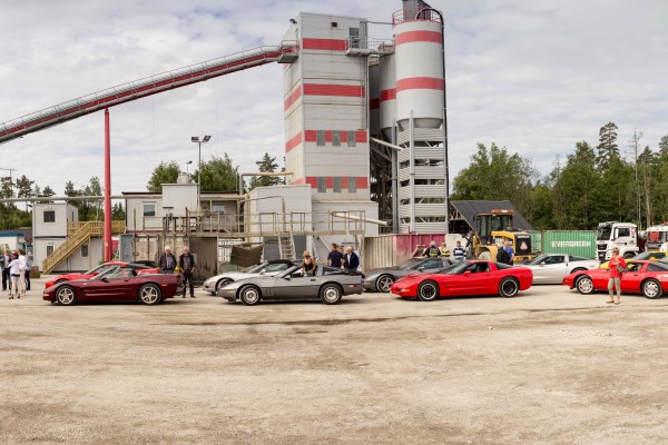 Samling  vid Luja Betong Jordbro (Panorama)