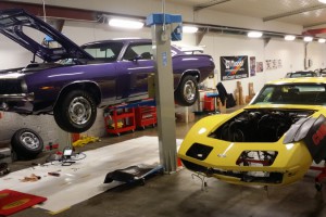 Praktiskt att ha en ordentlig lyft i garaget!
