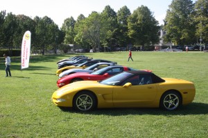 Parkering i en av Vaxholms parker.