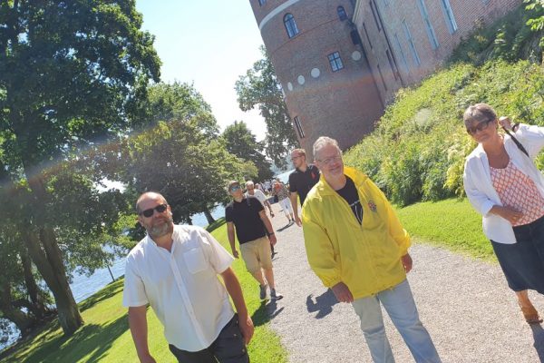 Därefter promenerade vi den korta vägen till Slottspaviljongen.