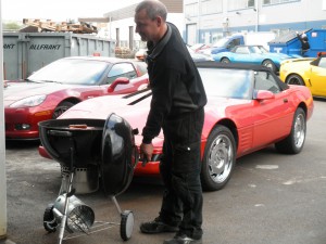 GrillCorv bland Corvetterna.